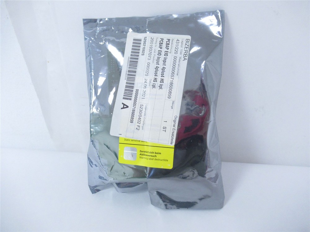 242116 New-No Box; Bizerba 65718600859 PCBAP Control Board Programmed EIO 4+HS