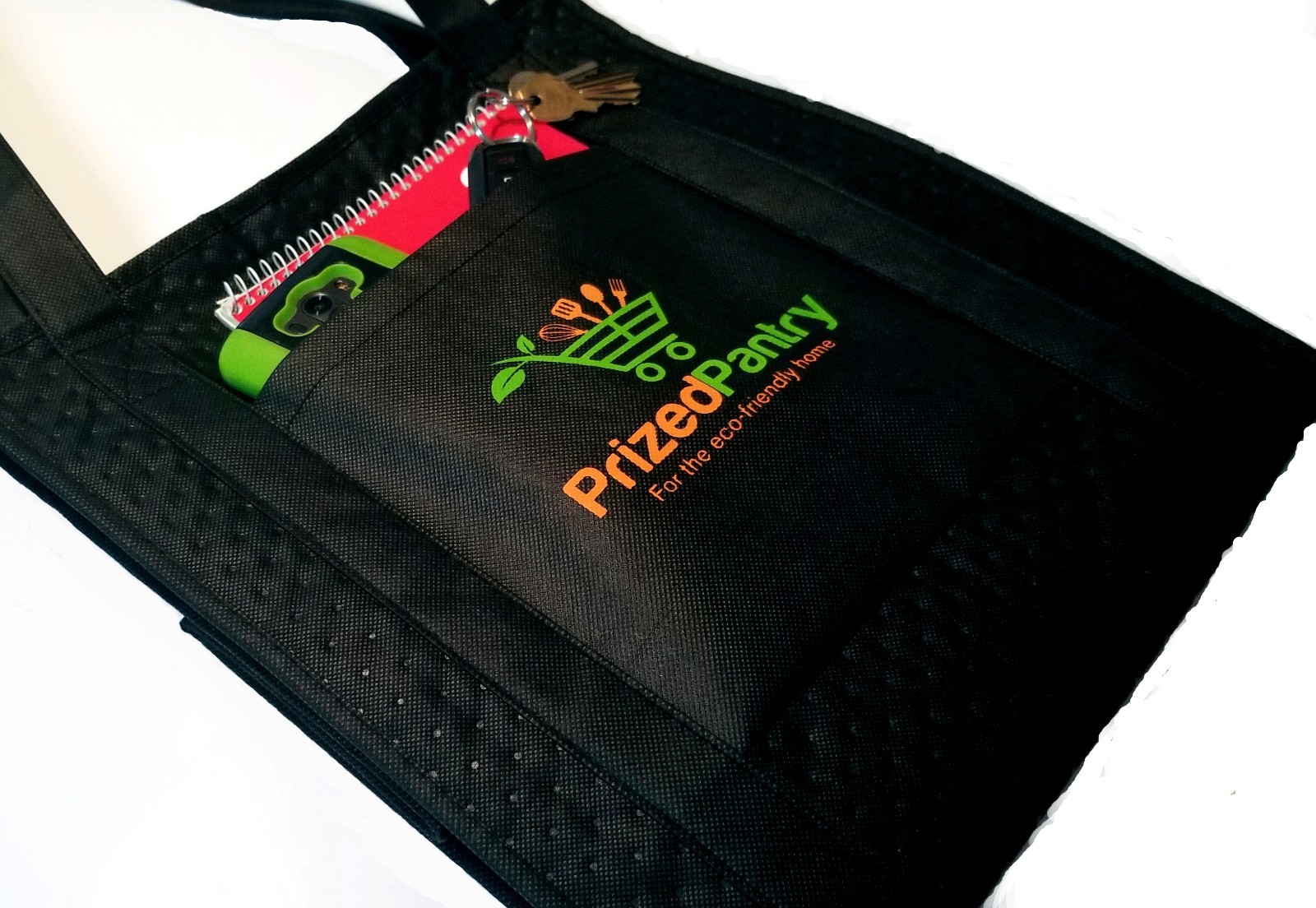 Set of 2 Insulated Reusable Grocery Shopping Bags, Large Food Delivery Tote Bags