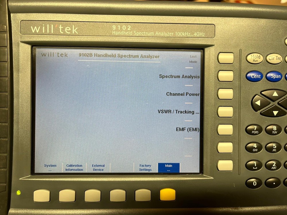 Aeroflex 9102 WILLTEK 4 GHz Handheld Spectrum Analyzer