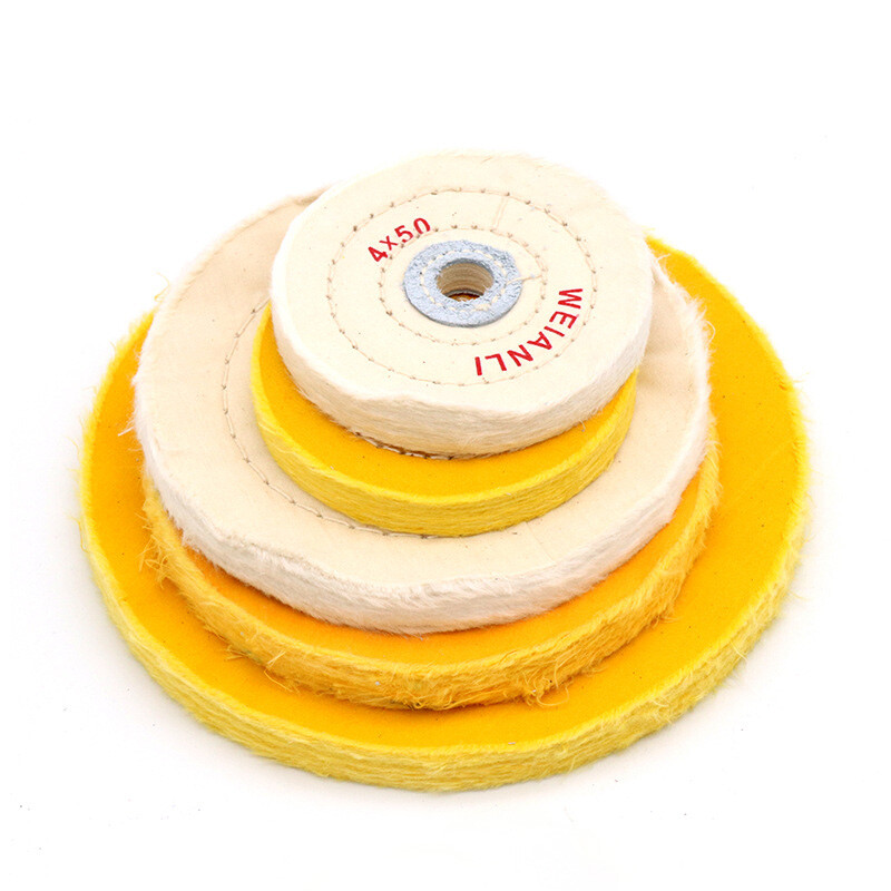 2" 3" 4" - 8" Buffing Soft Polishing Cloth Buffer Polish Wheel for Bench Grinder