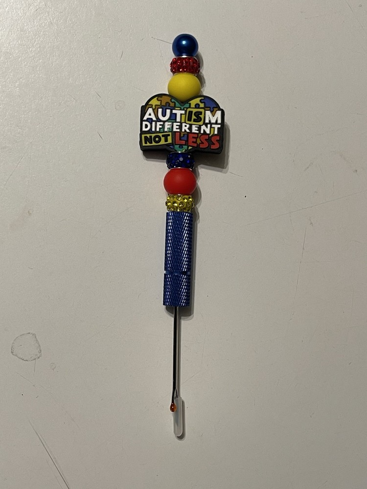 Autism Silicone Beaded Blue Seam Ripper