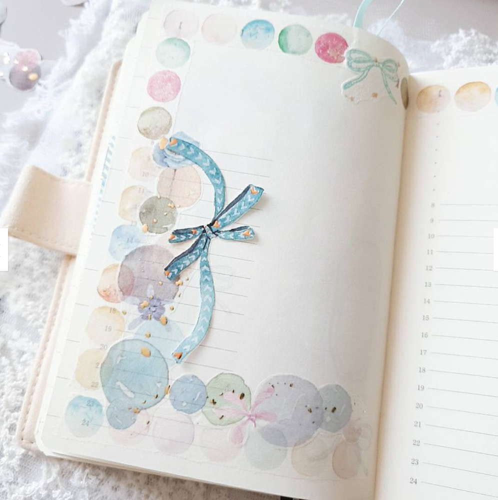 Fairy Maru Bubble World 2 Washi Tape SAMPLE LOOP