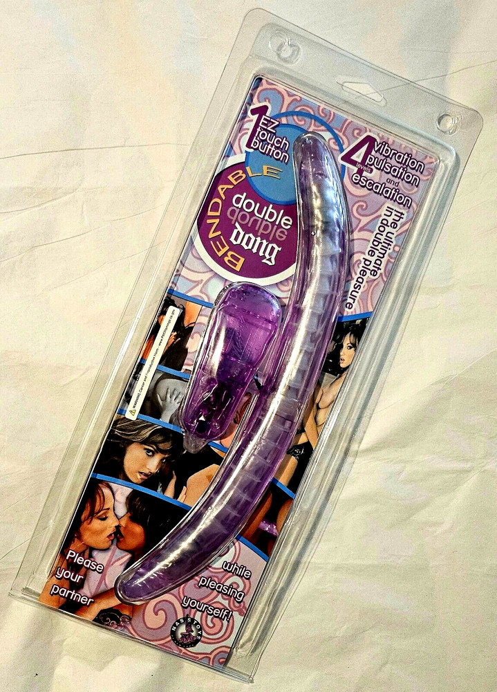 Bendable Flexible Double Dong Vibrator