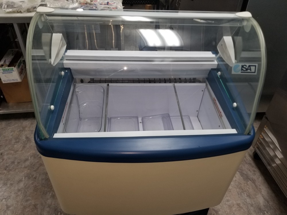 ISA Samoa 4 Pan Gelato Refrigerated Display Case
