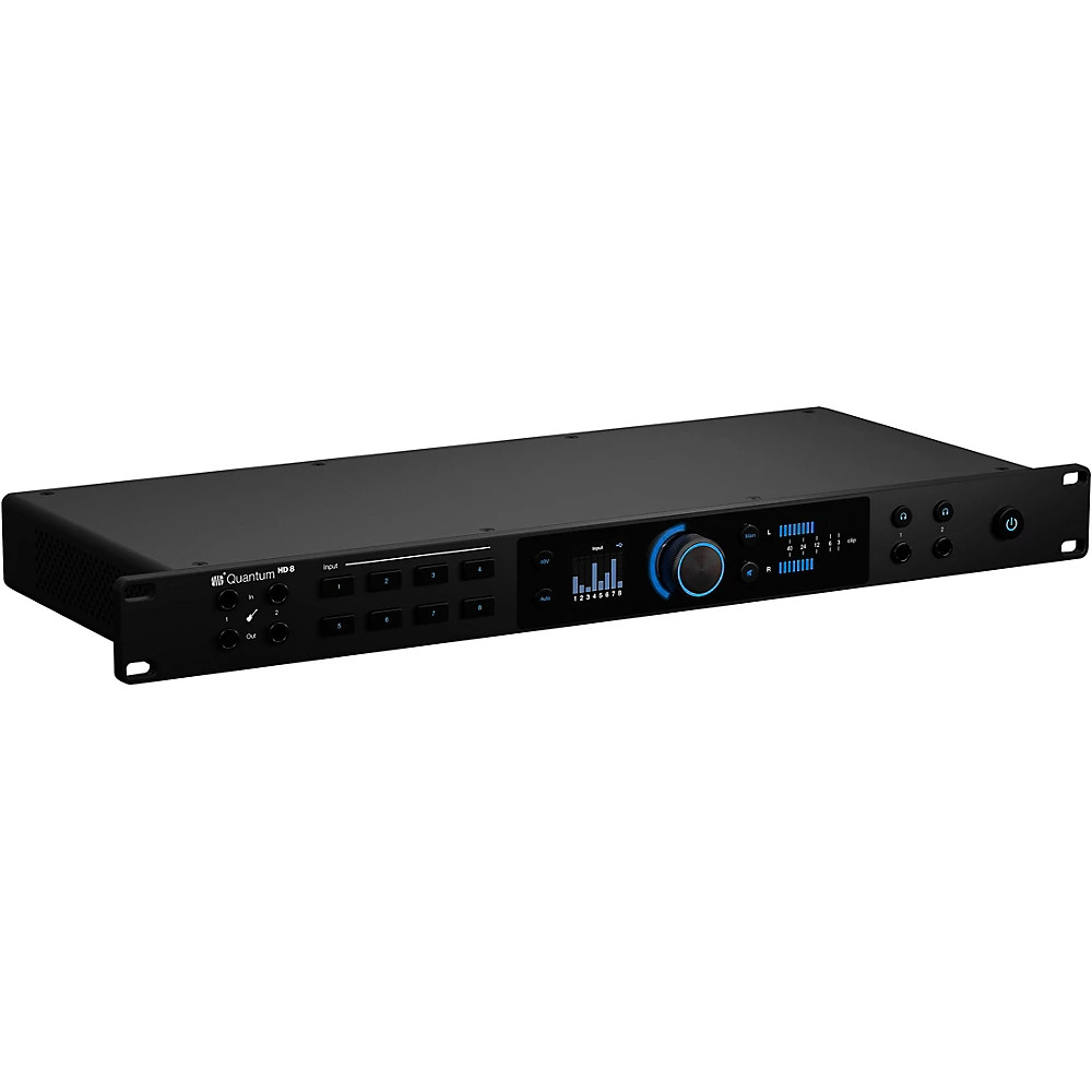 PreSonus Quantum HD8 Interface w/Eris 2nd Gen Studio8 Pair, Stands & Cables
