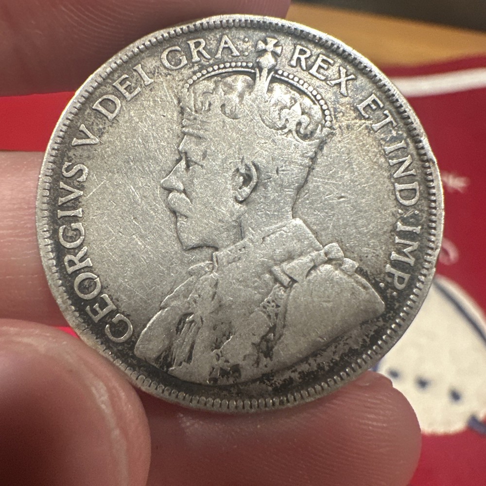 1911 Canada Newfoundland 50 Cent Coin