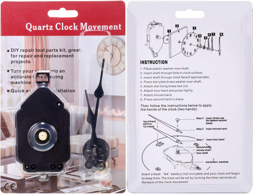 Pendulum Clock Movement Long Shaft Pendulum Quartz Clock Mechanism