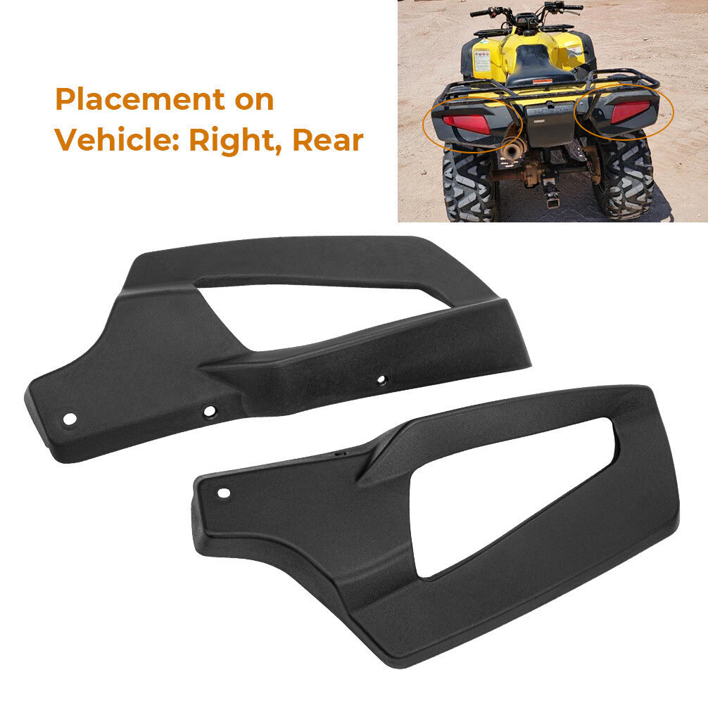 Left & Right Rear Taillight Cover Splash Guard For HONDA Rancher 350 400 2004-07