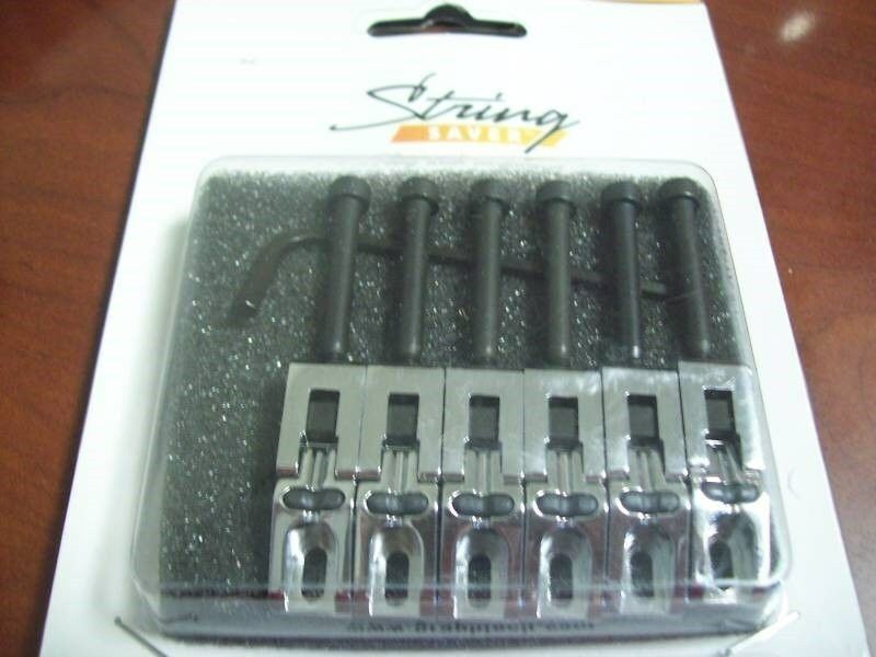 NEW Graph Tech Floyd Rose String Saver Saddles - CHROME, PG-0080-C6