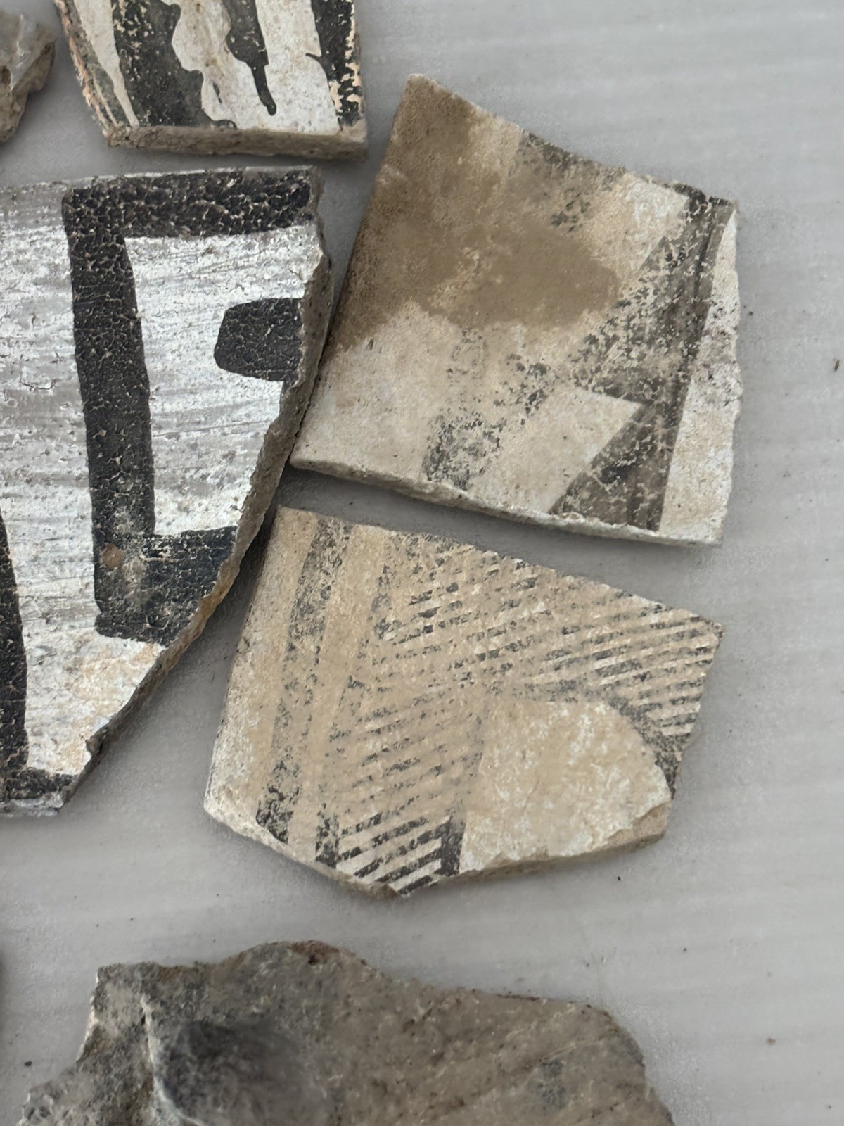 12 Ancient Anasazi Native American Pottery Shards 2” - 4” Arizona L6-D FREE SHIP