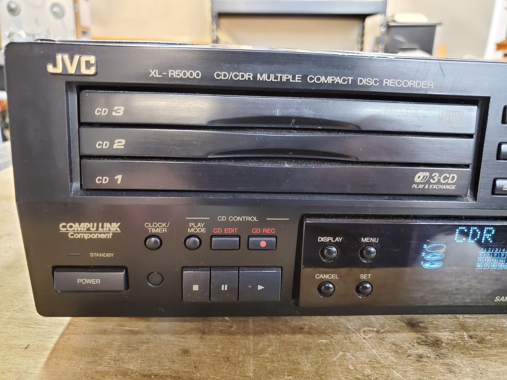 JVC XL-R5000BK CD/CDR Multiple Compact Disc Changer Recorder for Repair