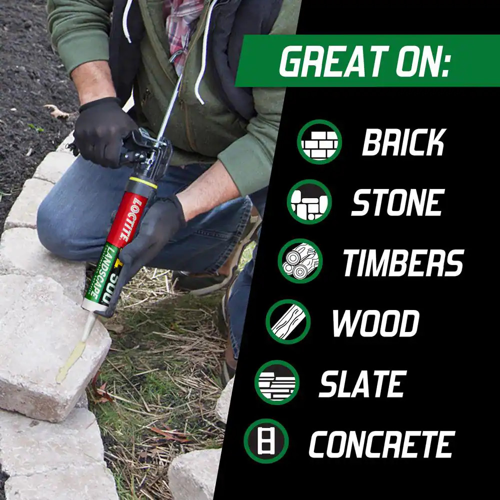 PL 500 10 Oz. Landscape Block Adhesive (2-Pack)