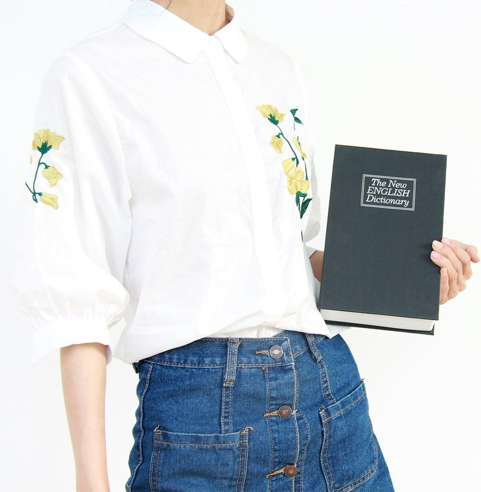 Durable Black Book Safe with Push Button Control – Ideal for Secure Storage