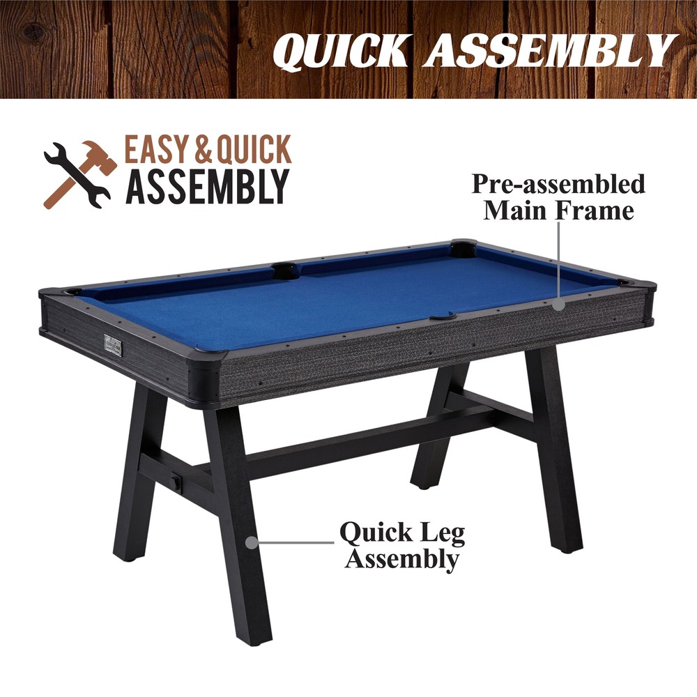 Barrington 60 Arcade Billiard Compact Design Pool Table Accessories Small Spaces