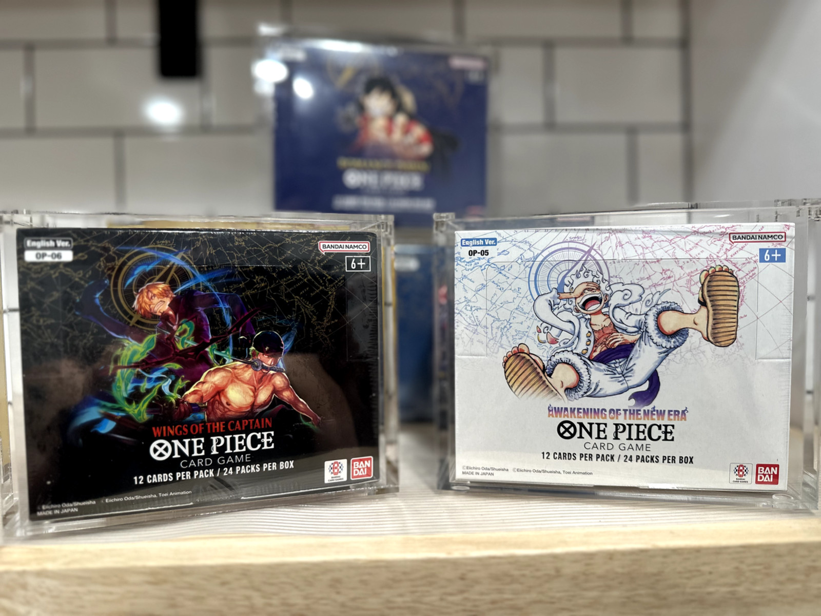 One Piece Booster Box Acrylic Case Magnetic Lid - UV Resistant - US seller