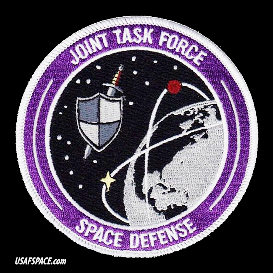 JOINT TASK FORCE-SPACE DEFENSE -JTF-SD-USSPACECOM- Schriever SFB- USSF VEL PATCH
