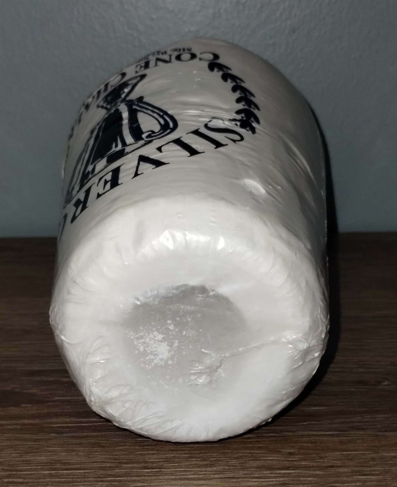 Silver Cup Cone Talc Chalk, White