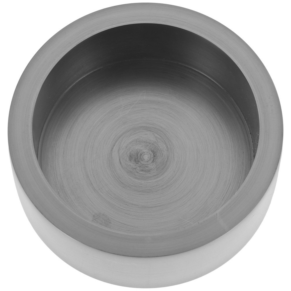 Graphite Round Ingot Mold For Metal Casting 8.00 X 8.00 X 3.00 cm Black Mold