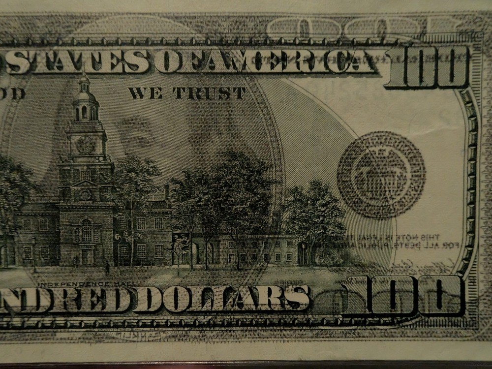 FRN Error Note WET INK TRANSFER ERROR Full Front To Back Offset Error Note