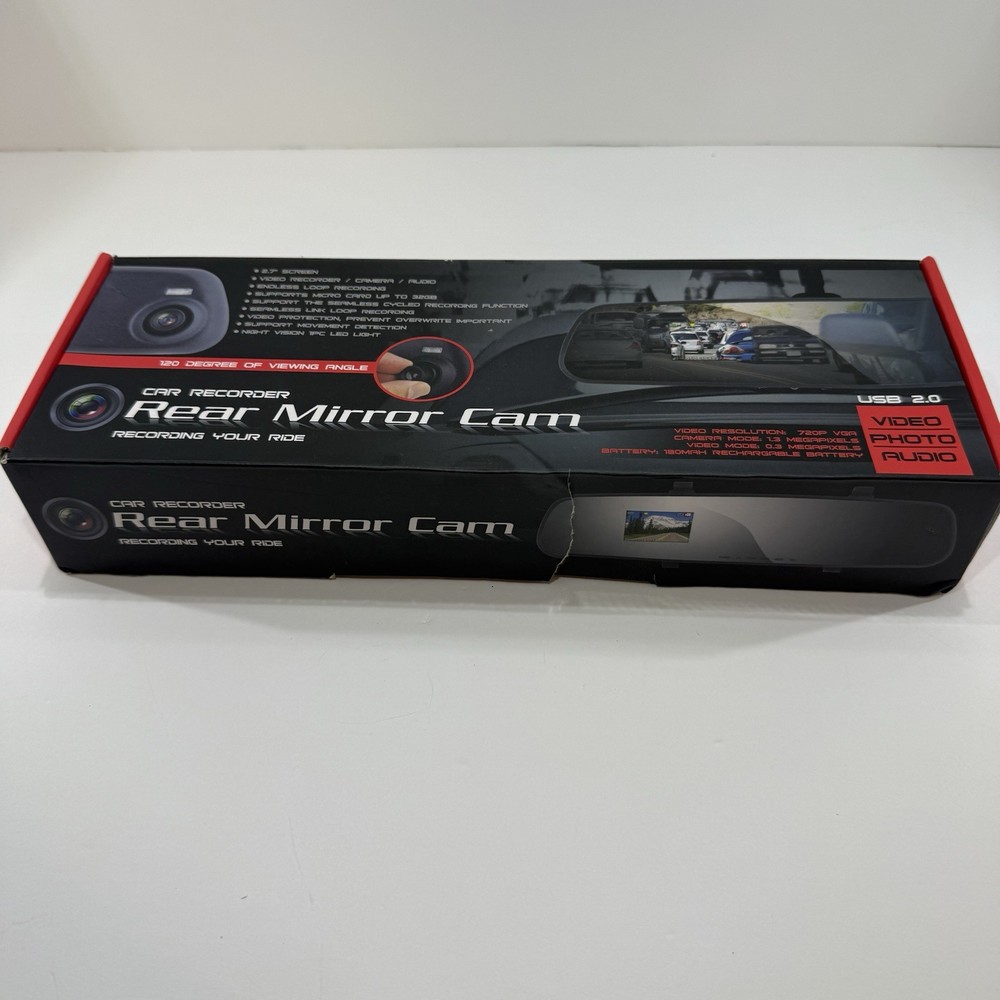 Car Recorder Rear Mirror Cam