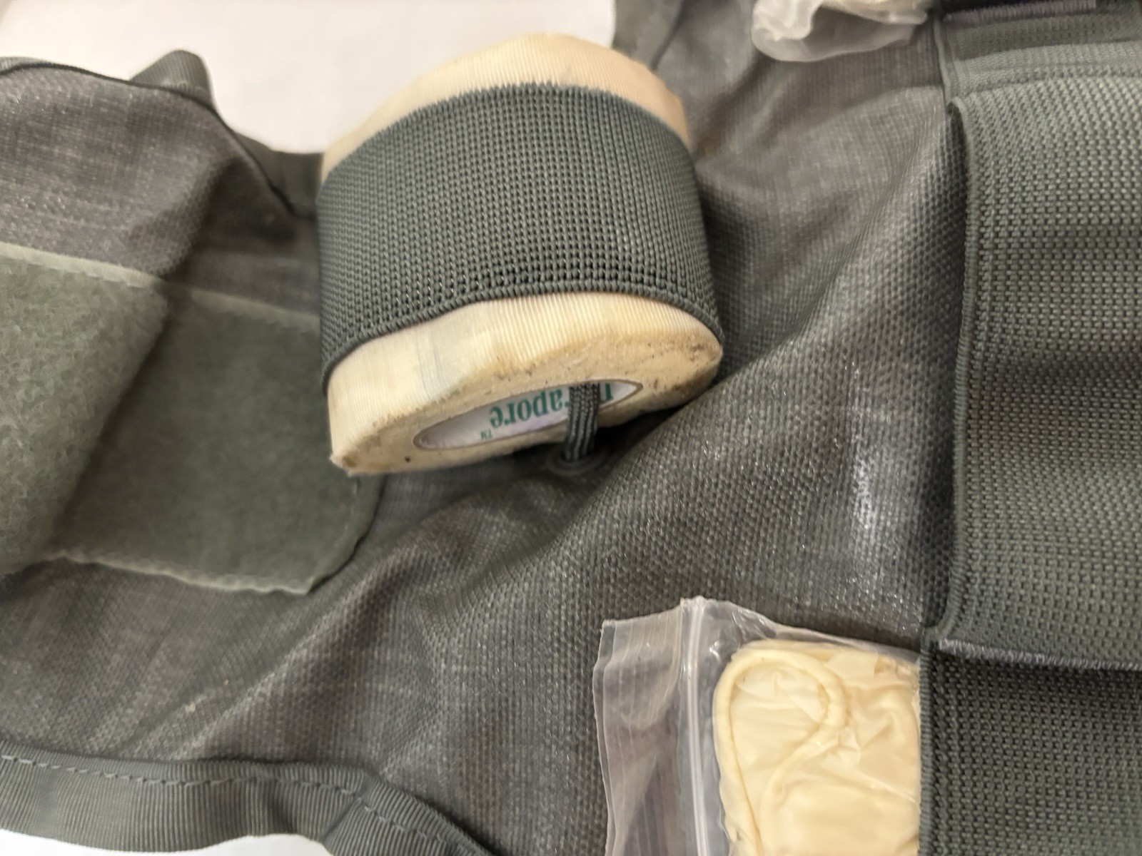 US Military Improved First Aid Kit IFAK w Parts and IR Beacon