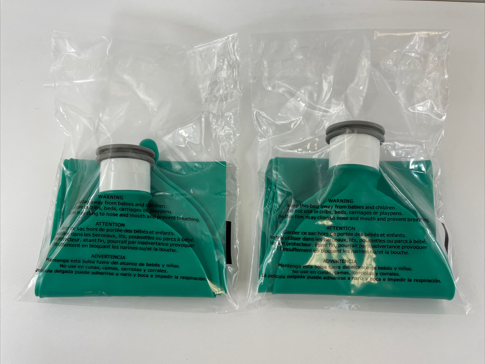 Lot of 2 - 3 Liter Breathing Bag for Dental Nitrous Oxide Flow meters 3L