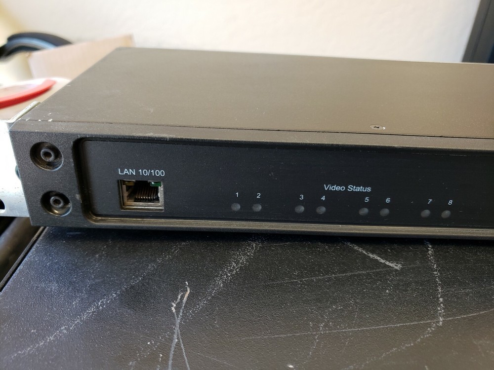 VERINT S1708e-T NEXTIVA 8 CHANNEL VIDEO ENCODER USED TESTED