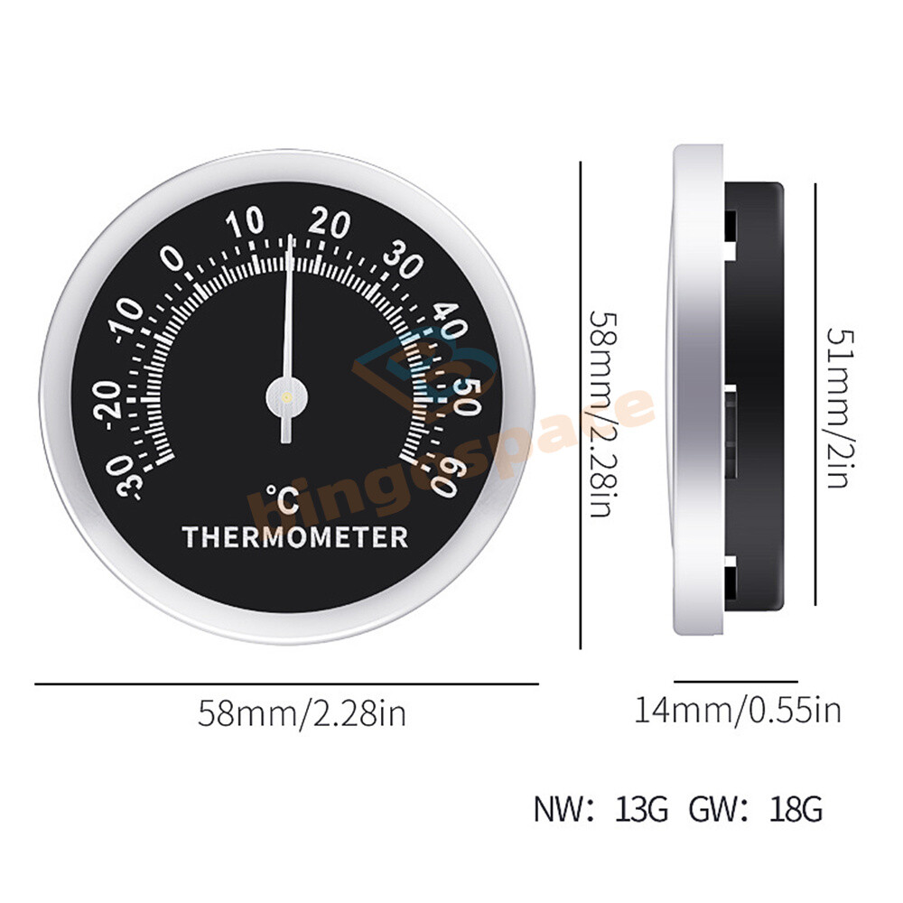 Hanging Pointer Hygrometer Round Analog Hygrometer Induction Thermometer Indoor