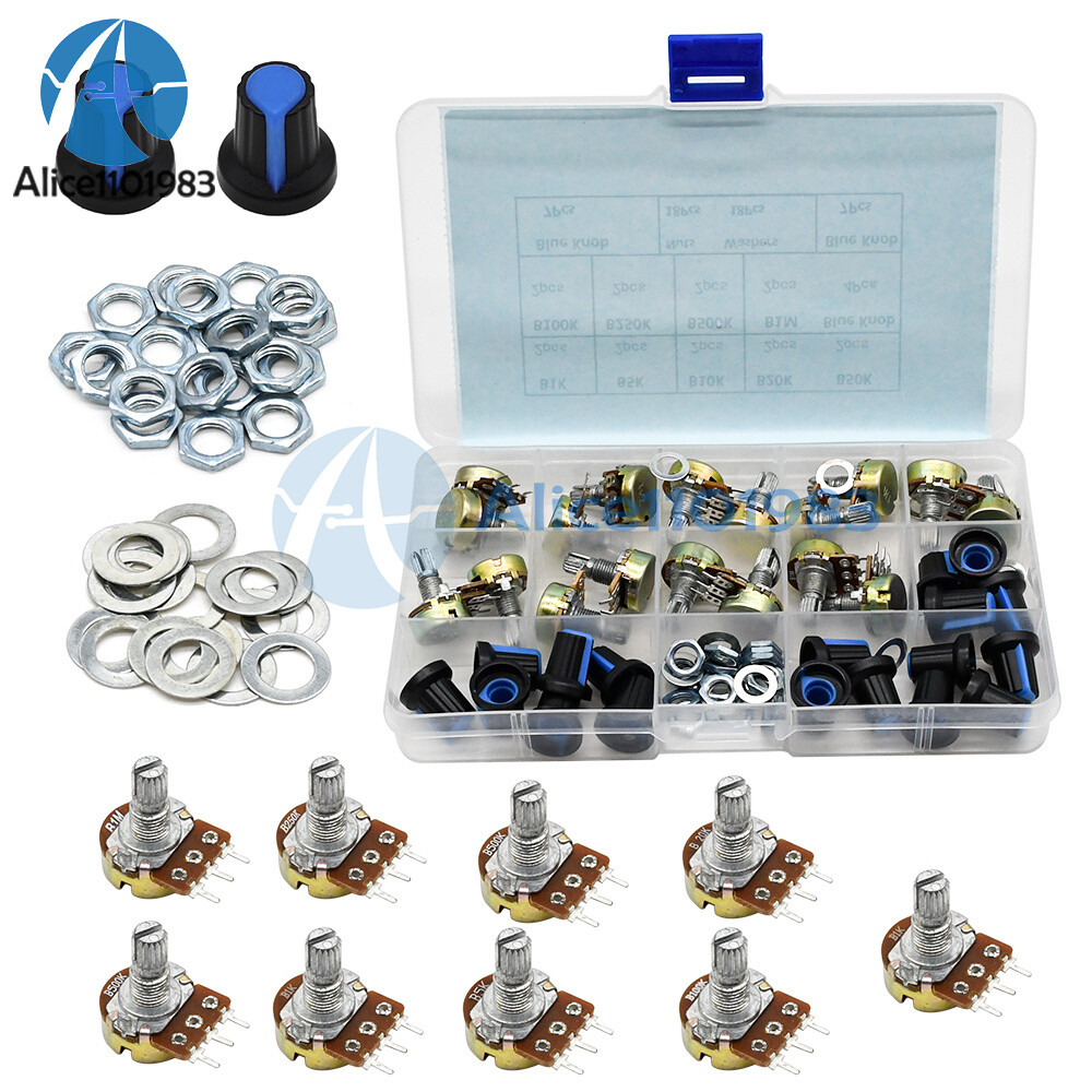 9/10 Specifications 18 20 50 100PCS Potentiometer Adjustable Resistance Package