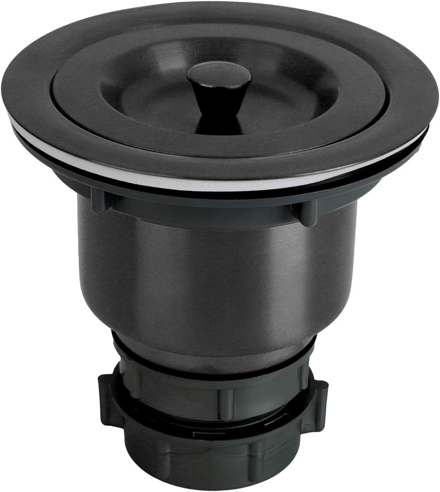 Kitchen Sink Drain Assembly, Kitchen Sink Strainer with Deep Removable Waste Bas