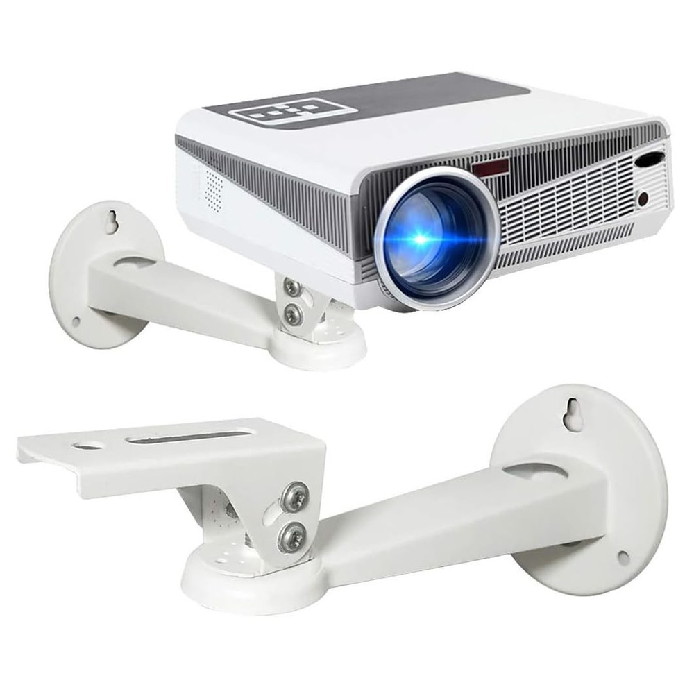 Mini Projector Wall Mount 360° Rotation 7.8” Length 11 lbs Load Projector Wal...