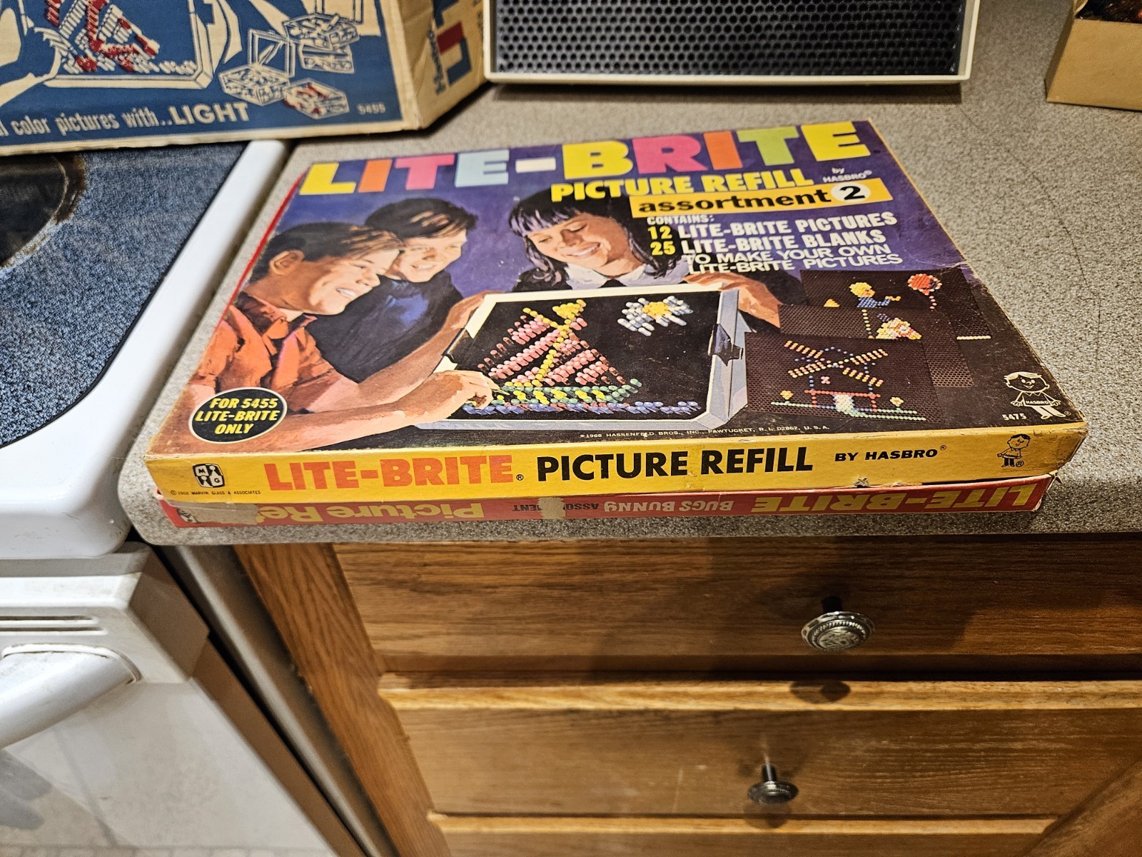 Vintage ORIGINAL 1967 "LITE BRITE" Hasbro Toy Light Bright BUGS/REFILLS/PEGS!!!!