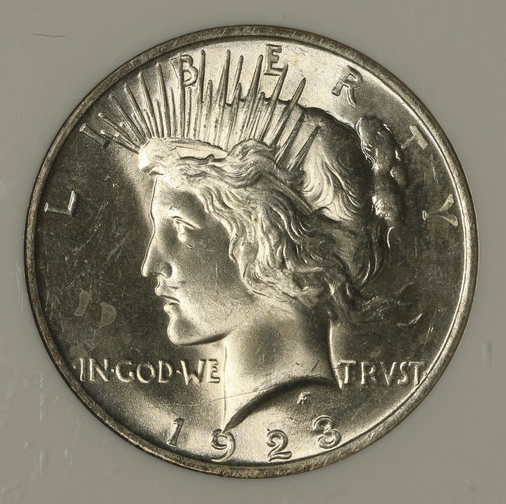 1923 NGC MS-65 Peace Silver Dollar