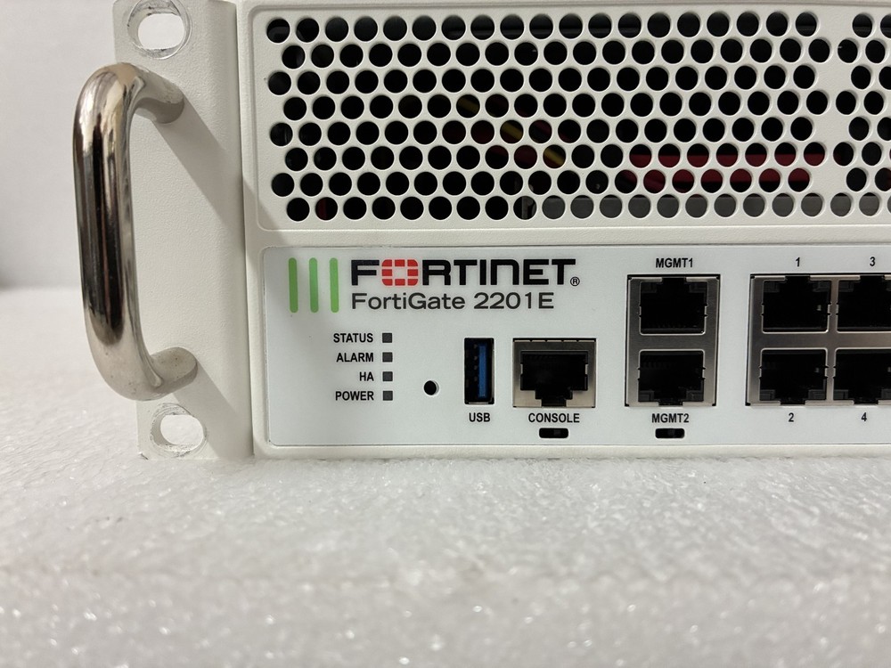 Fortinet FortiGate 2201E FG-2201E High Performance Edge Firewall UNREGISTERED