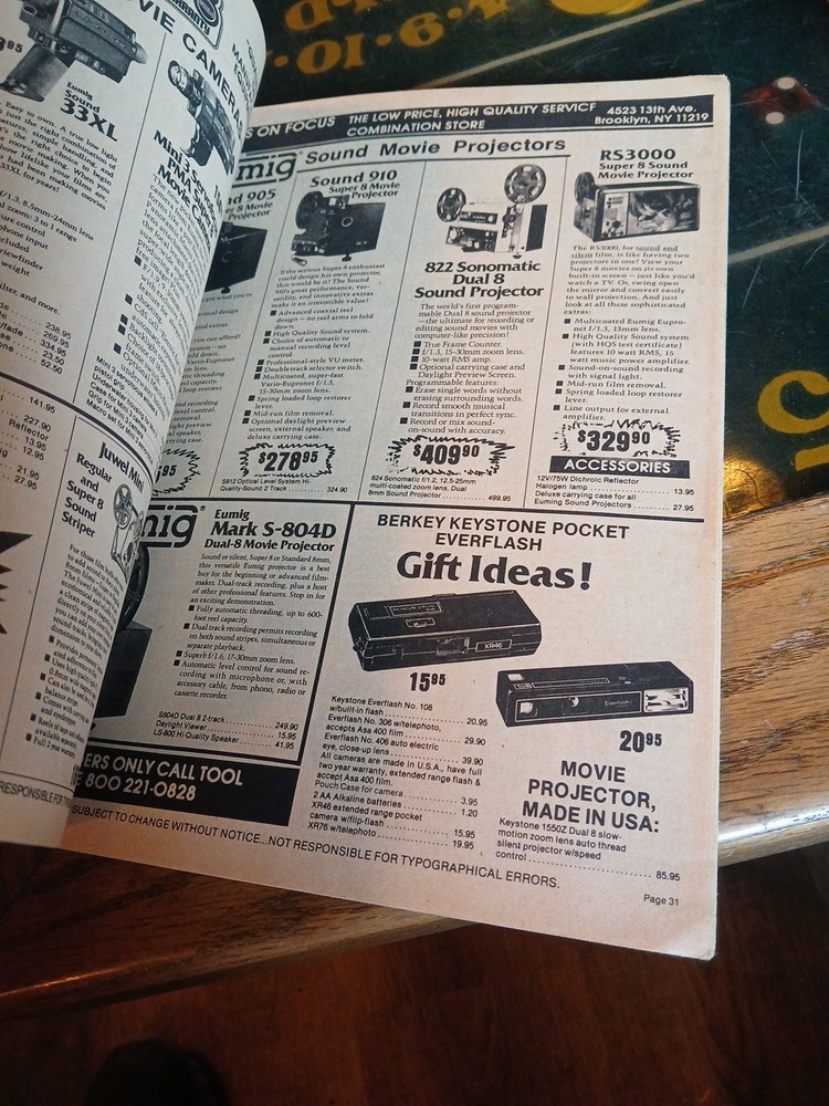 VINTAGE HONEST ABE'S FOCUS ELECTRONICS ELECTRONICS CATALOG