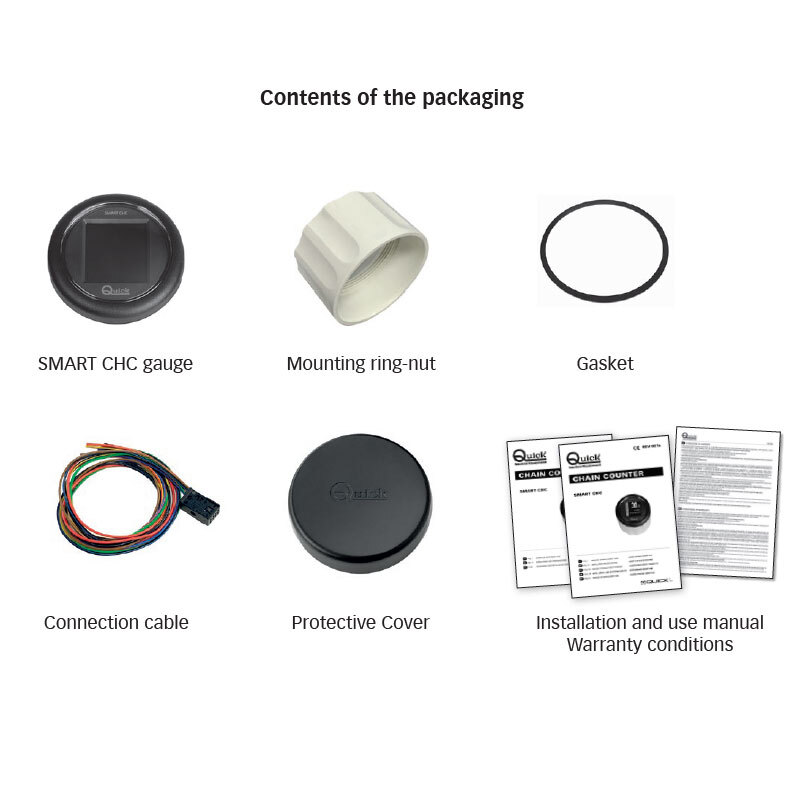 Quick SMART CHC bridge chain counter for windlass