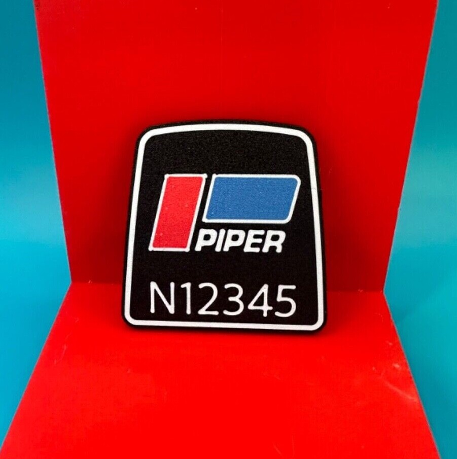 Piper Aircraft Ram Horn Yoke Emblem (Set of 2)