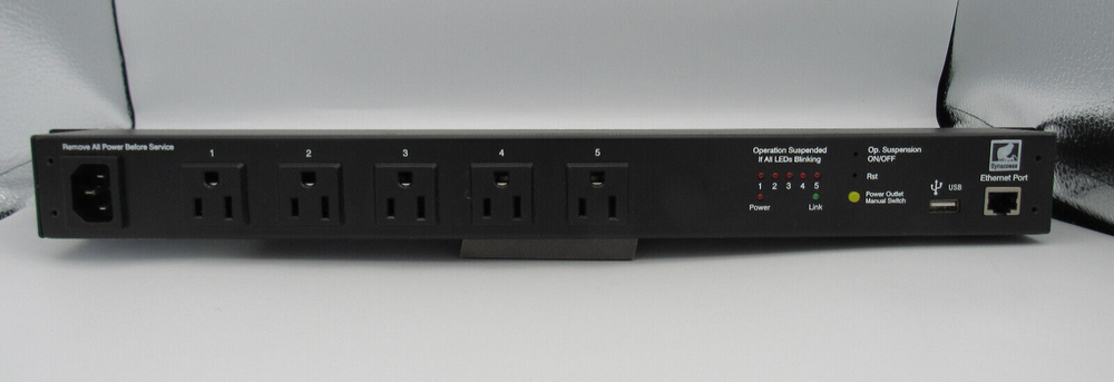 Synaccess NP-05B IP Managed Remote Power Switch Strip