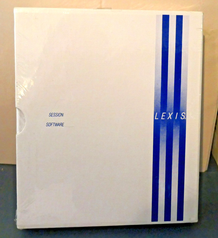 Lexis/Nexis Communications Software for AT&T IBM & Select PCs Version 1.5 NOS