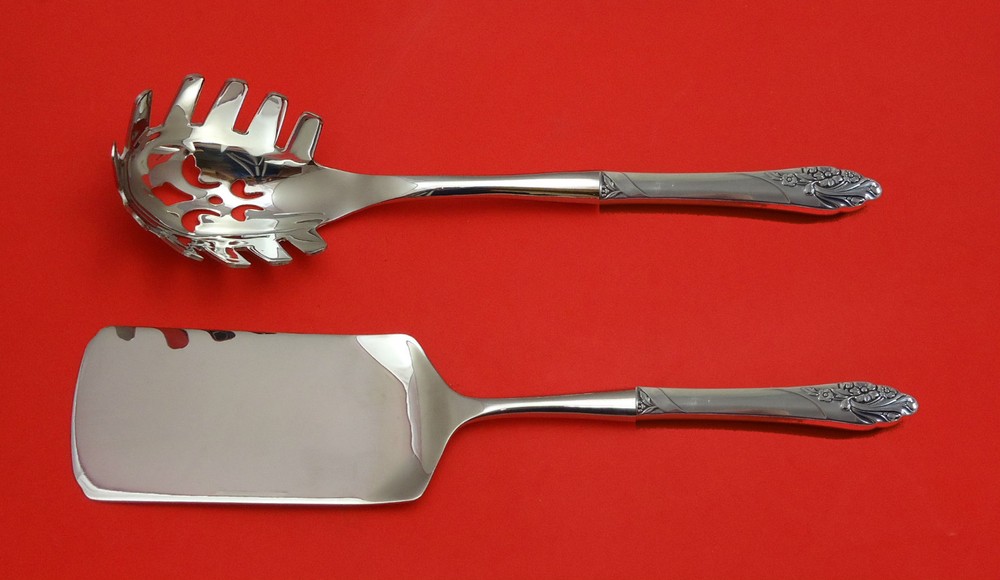 Evening Star by Community Plate Silverplate HHWS  Italian Set 2pc Custom