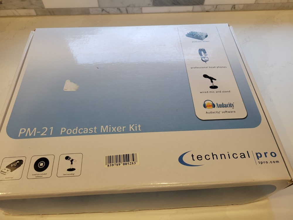 PM-21 Podcast Mixer Kit from Technical Pro -