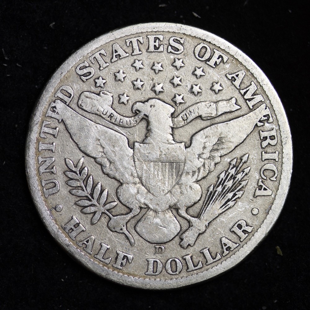 1912-D Barber Silver Half Dollar BO81
