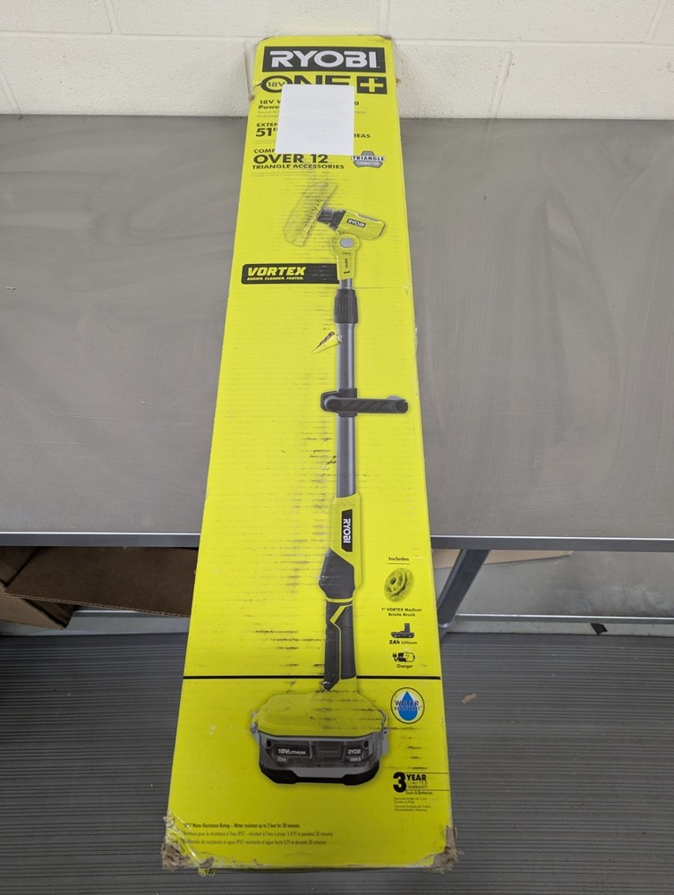 Ryobi ONE 18V cordless telescoping power scrubber 2