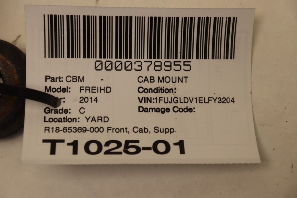 2008-2017 FREIGHTLINER CASCADIA 125 FRONT CAB MOUNT SUPPORT BRACKET OEM