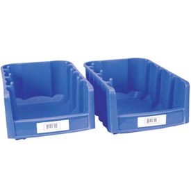 Aigner BB13 Label Holder Bin 1" x 3" Clear 25/Pk