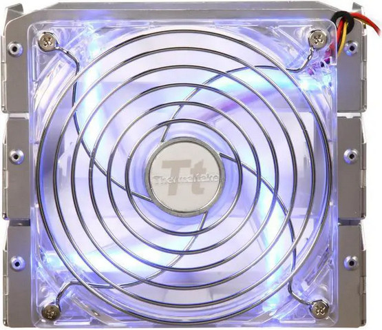 NEW THERMALTAKE iCage A2309 3-Bay HDD/SATA/SSD Drive Cage w/120mm Blue LED Fan