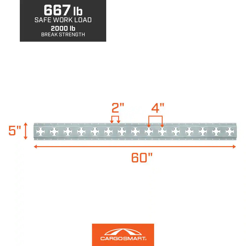 60 In. X-Track Rail - 1 Pack