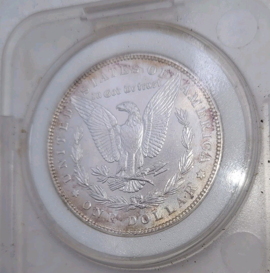 1886 Morgan Silver Dollar – Mint State – 90% Silver – Encapsulated