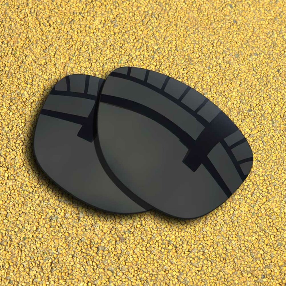Polarized Lenses Replacement for-Oakley Moonlighter OO9320 - Solid Black