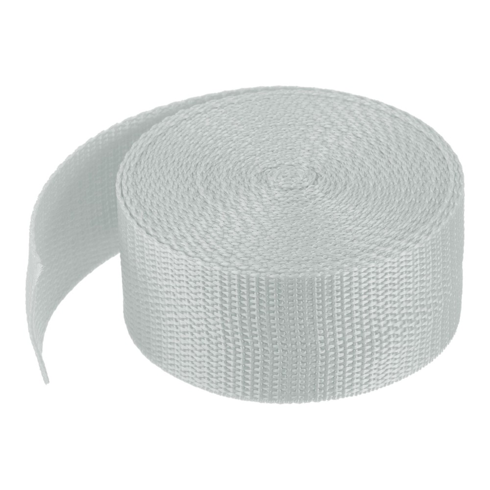 Lightweight Polypropylene Webbing Strap 3.8cm 5 Yard Light Grey